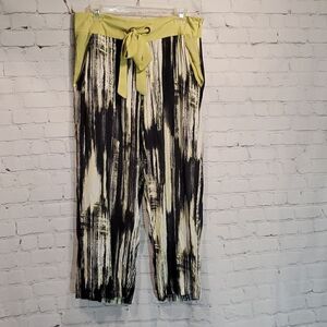 K Blu resort wear pull on cropped pants